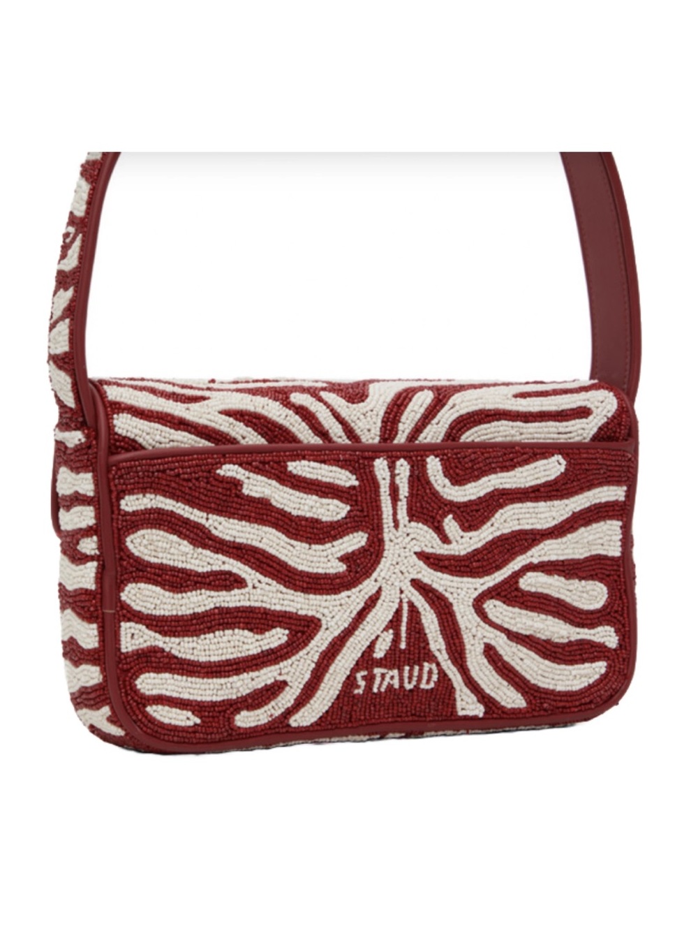 STAUD TOMMY BEADED SHOULDER BAG - Picture 2 of 15